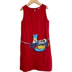 Minnie Mouse Red Dress with Front Pocket Girls Large 10/12